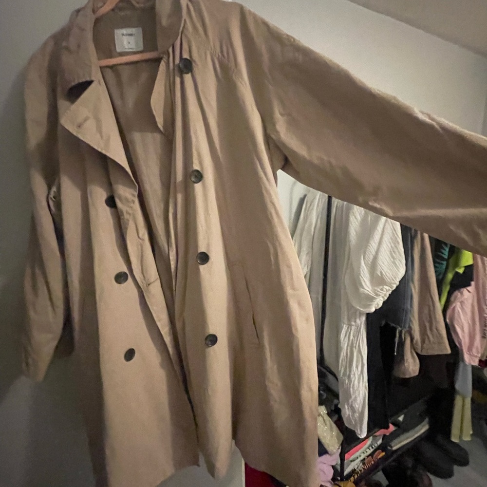 Old Navy Women's Beige Trench Coat